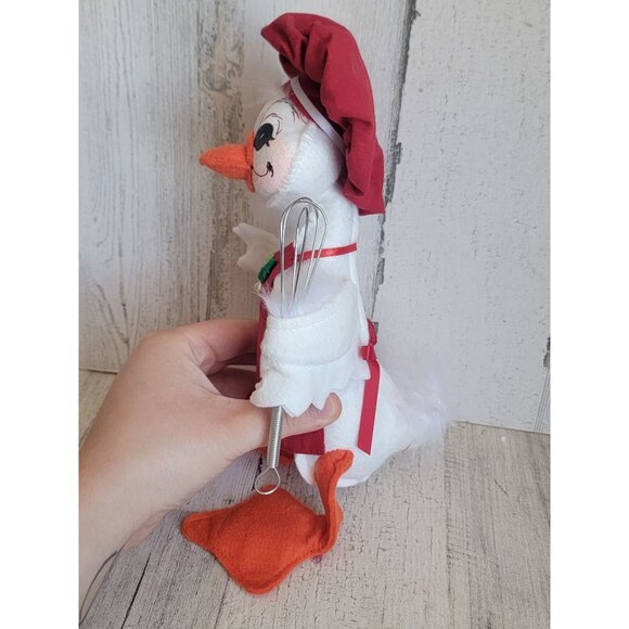 Annalee Christmas chef white goose duck home decor - Picture 4 of 6